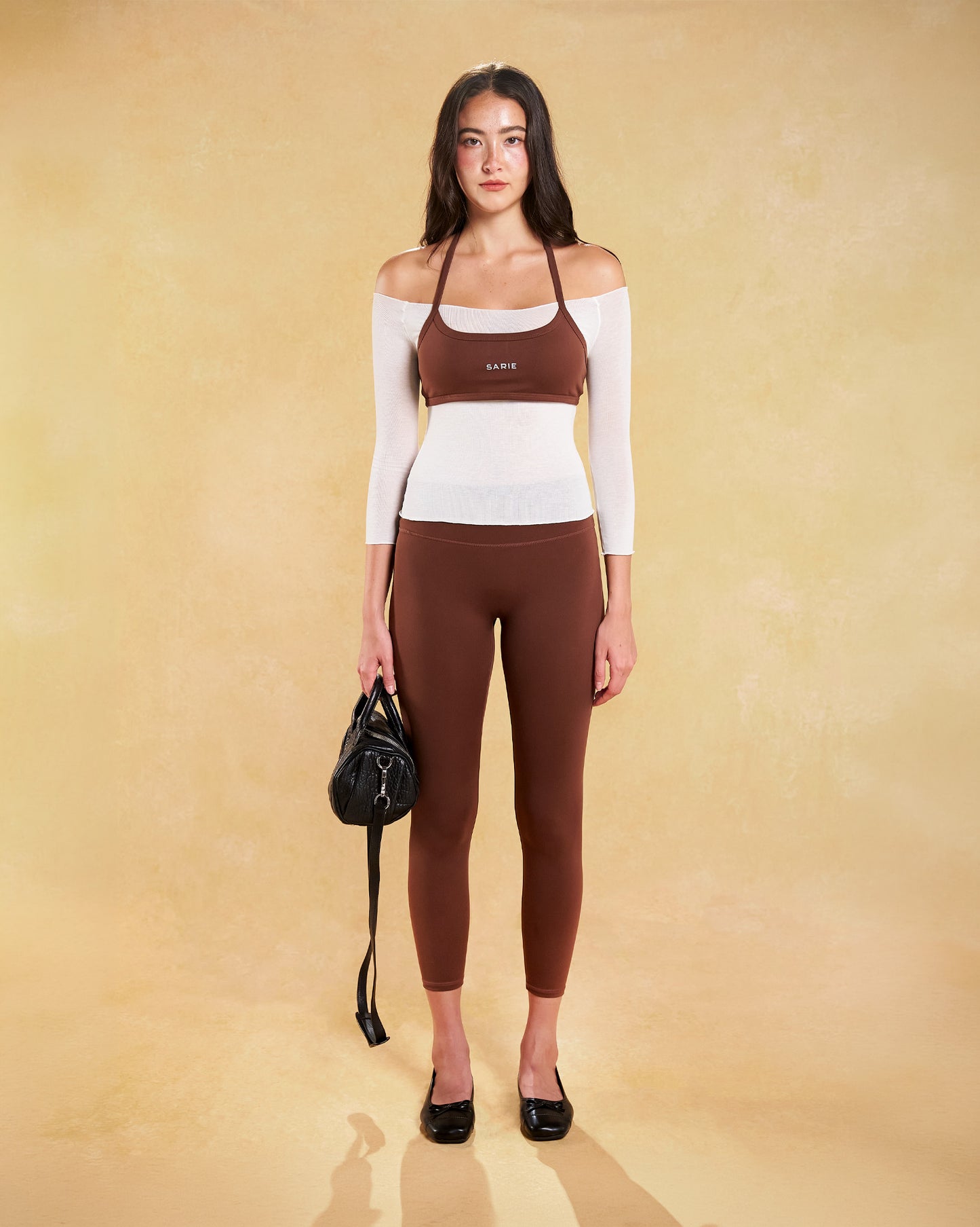 ButterForm Hidden Scrunch Legging | Burnt Palm